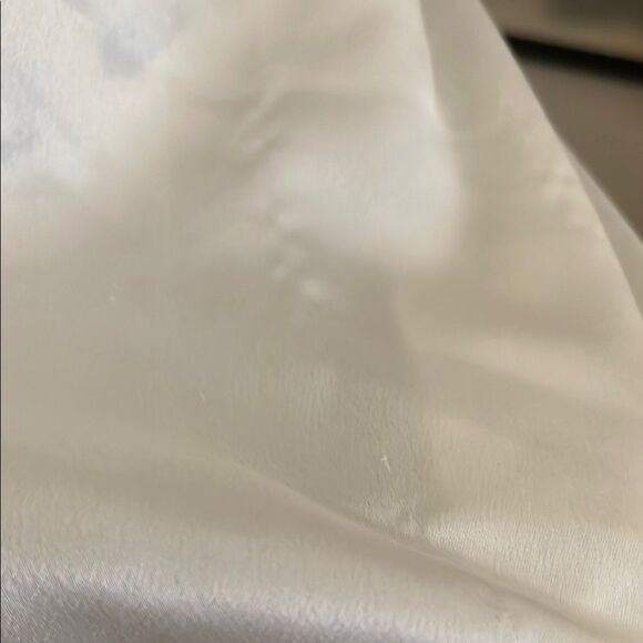 Vintage Elegant White Lace Trim Semi Sheer Chemise Nightgown Romantic Feminine - Picture 4 of 12